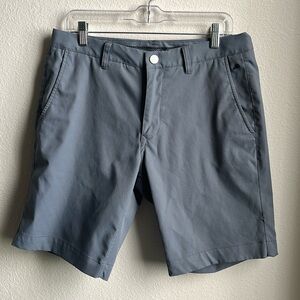 Bonobos Maide golf shorts. Grey. Size 32. 9 inch length. Excellent condition!